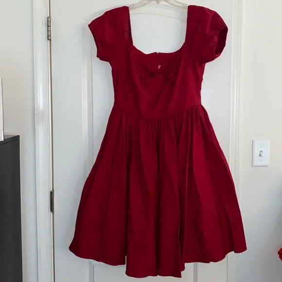 Micheline pitt Vixen Swing Dress in Red - Picture 4 of 8